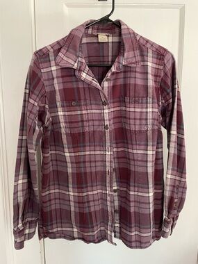 Duluth Trading Co. Flannel Women’s Buttondown -Free Swingin’